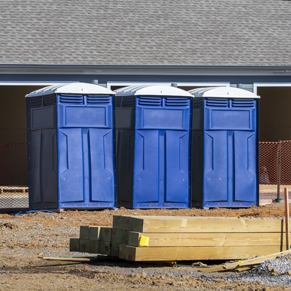 how can i report damages or issues with the portable restrooms during my rental period in Rock Springs WY